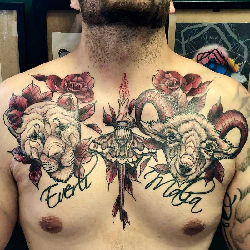 chest-capricorn-tattoo-3