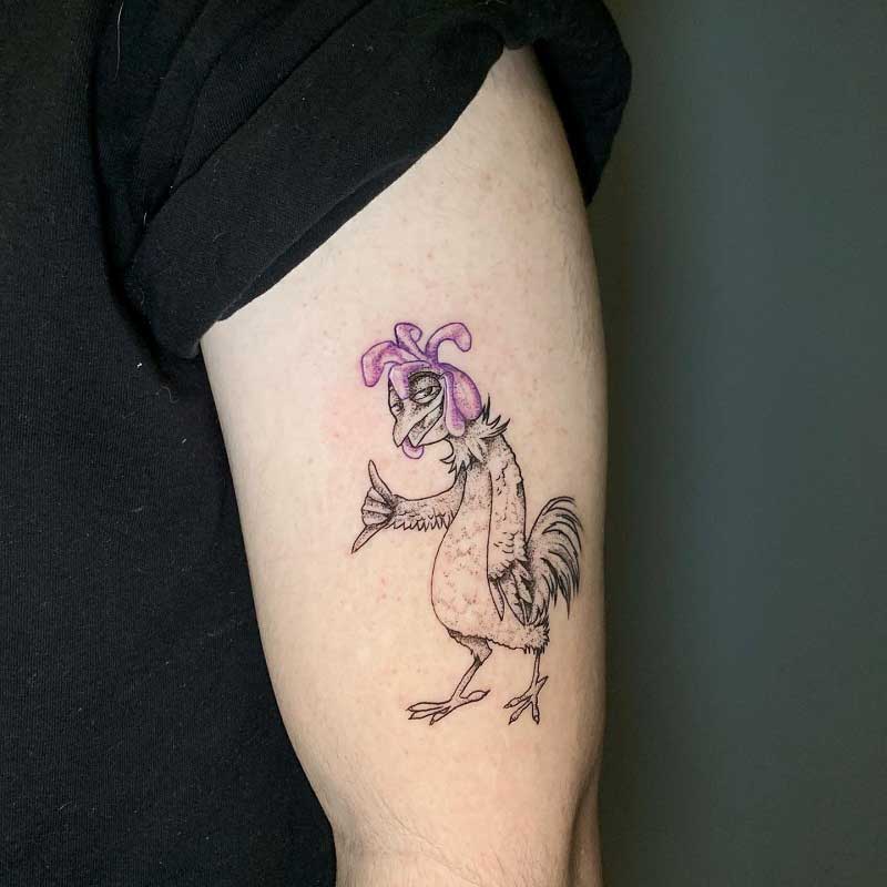 dinosaur chicken nugget tattooTikTok Search