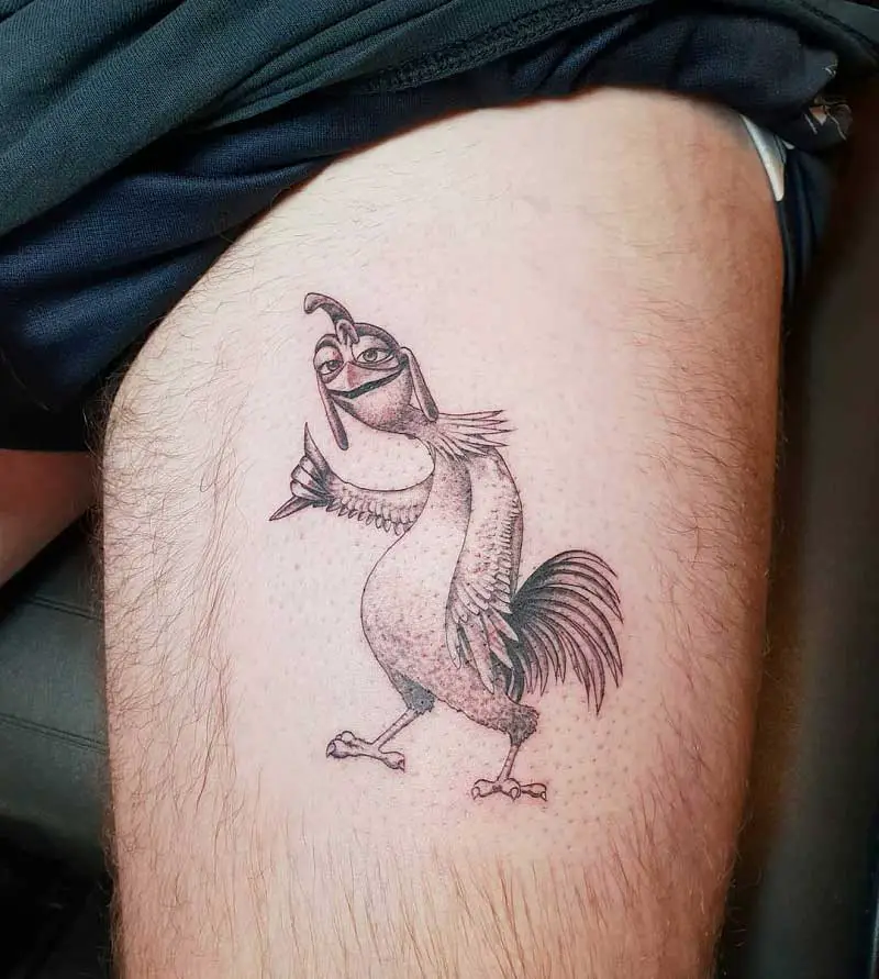 Tattoo uploaded by Mike Wilcher  Cool chicken tattoo  Tattoodo