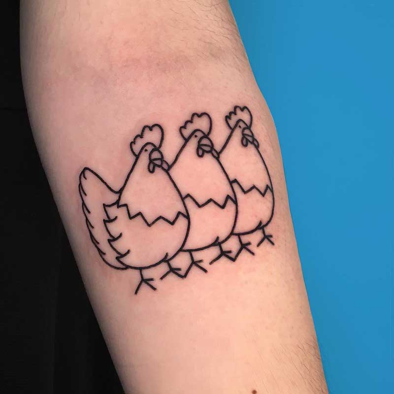 chicken-line-tattoo-1