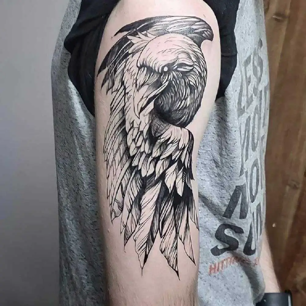 crow-forearm-tattoo-1