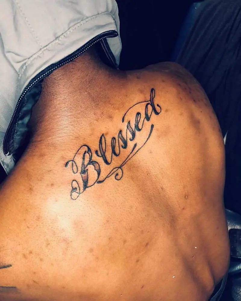 cursive-blessed-tattoo-3