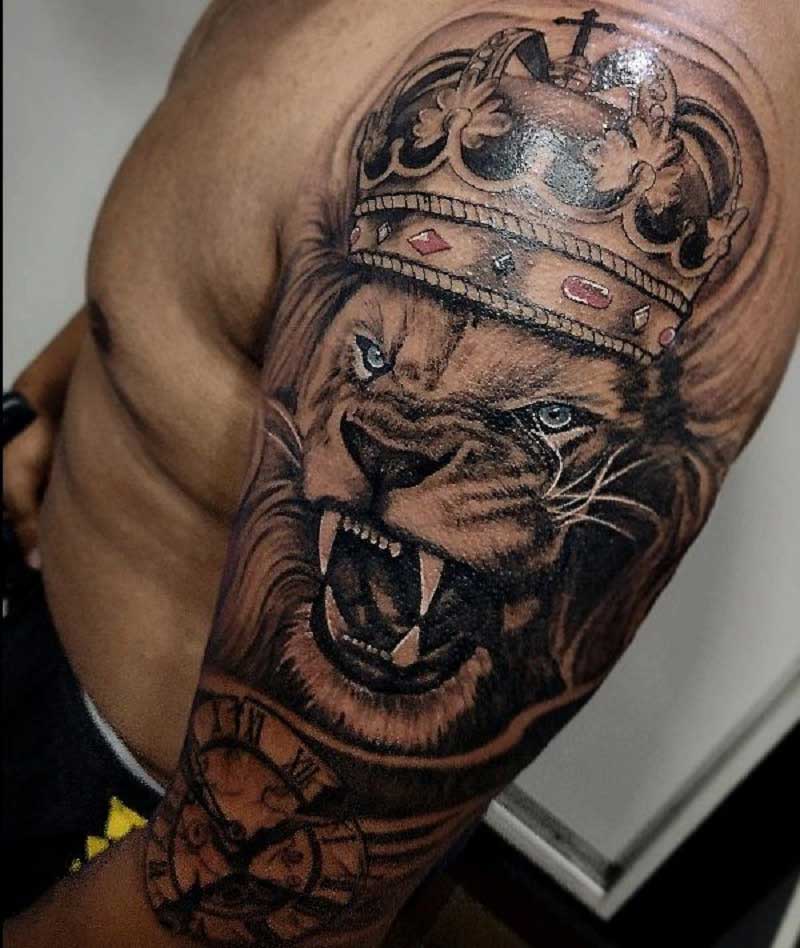 dope-lion-tattoo-2