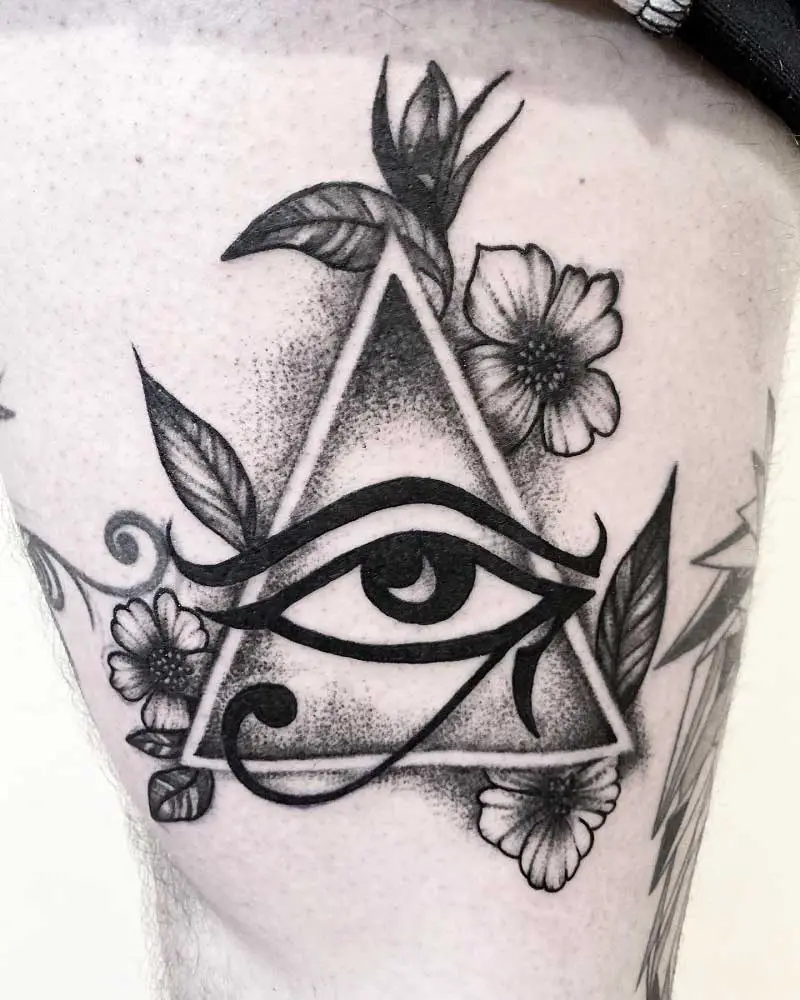 egyptian-triangle-tattoo-1