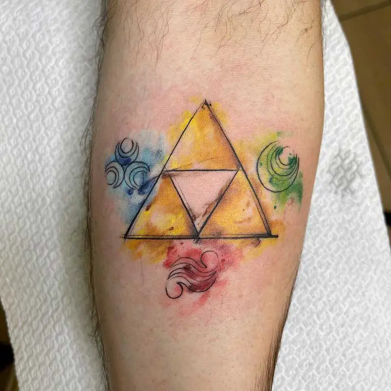 Triforce Tattoo 34 Most Beautiful Ideas Of Triangle From Legend Of Zelda