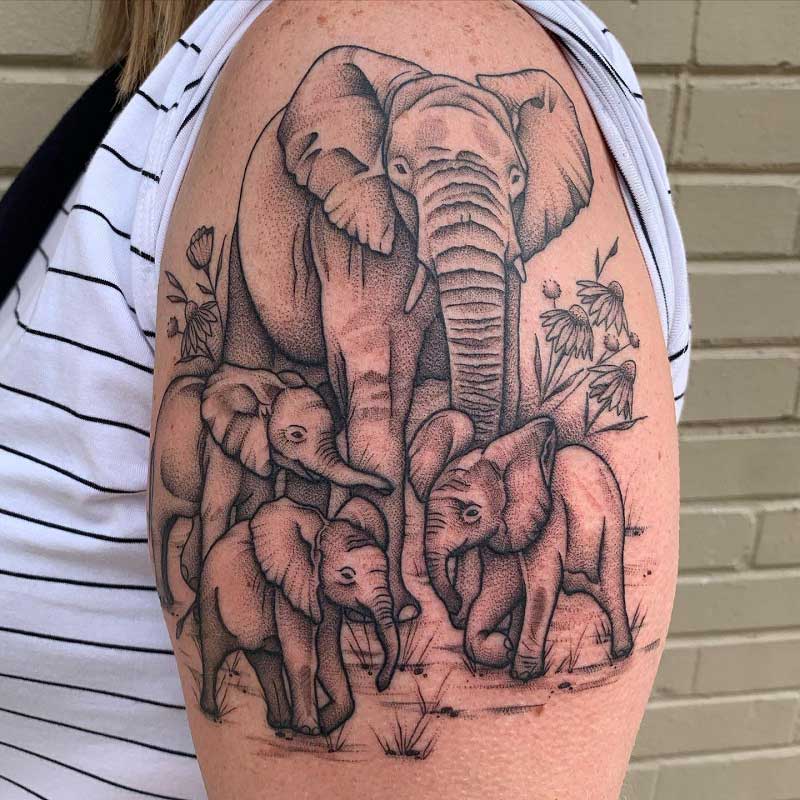 elephant-family-tattoo-3