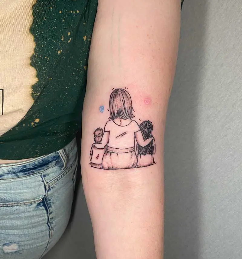 family-tattoos-on-arm-1