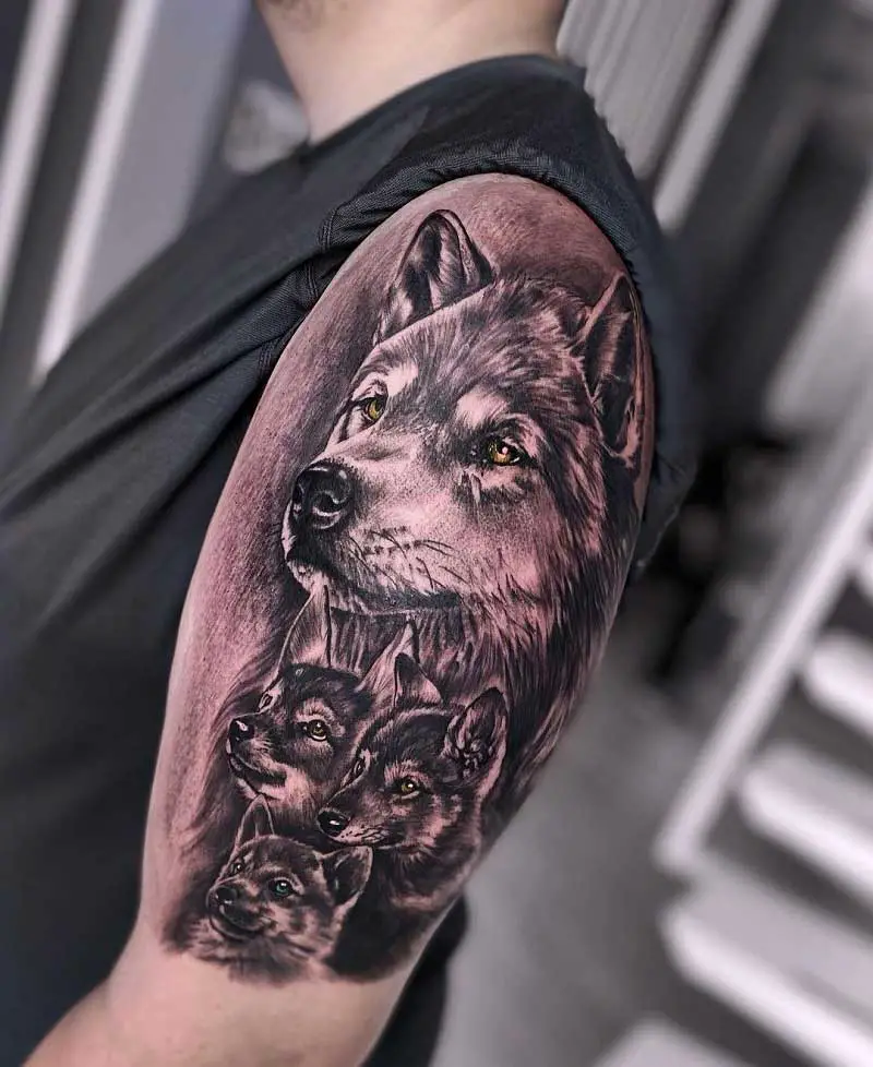 family-wolf-tattoo-1