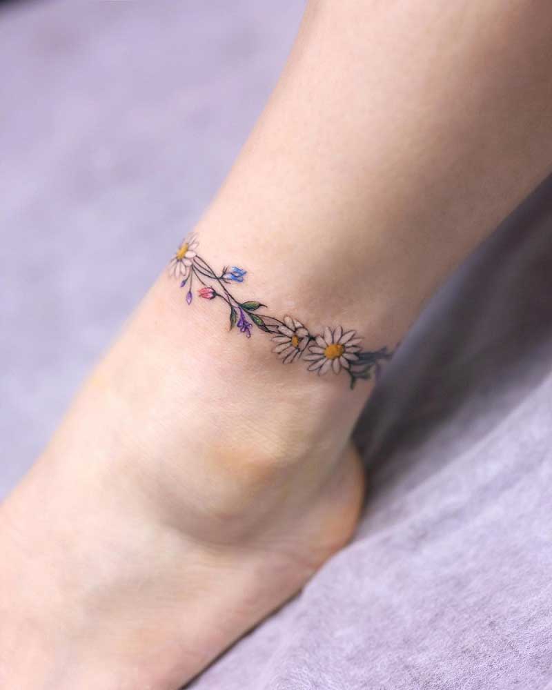 10 Ankle Band Tattoo Ideas And Meanings Youll Fall In Love With