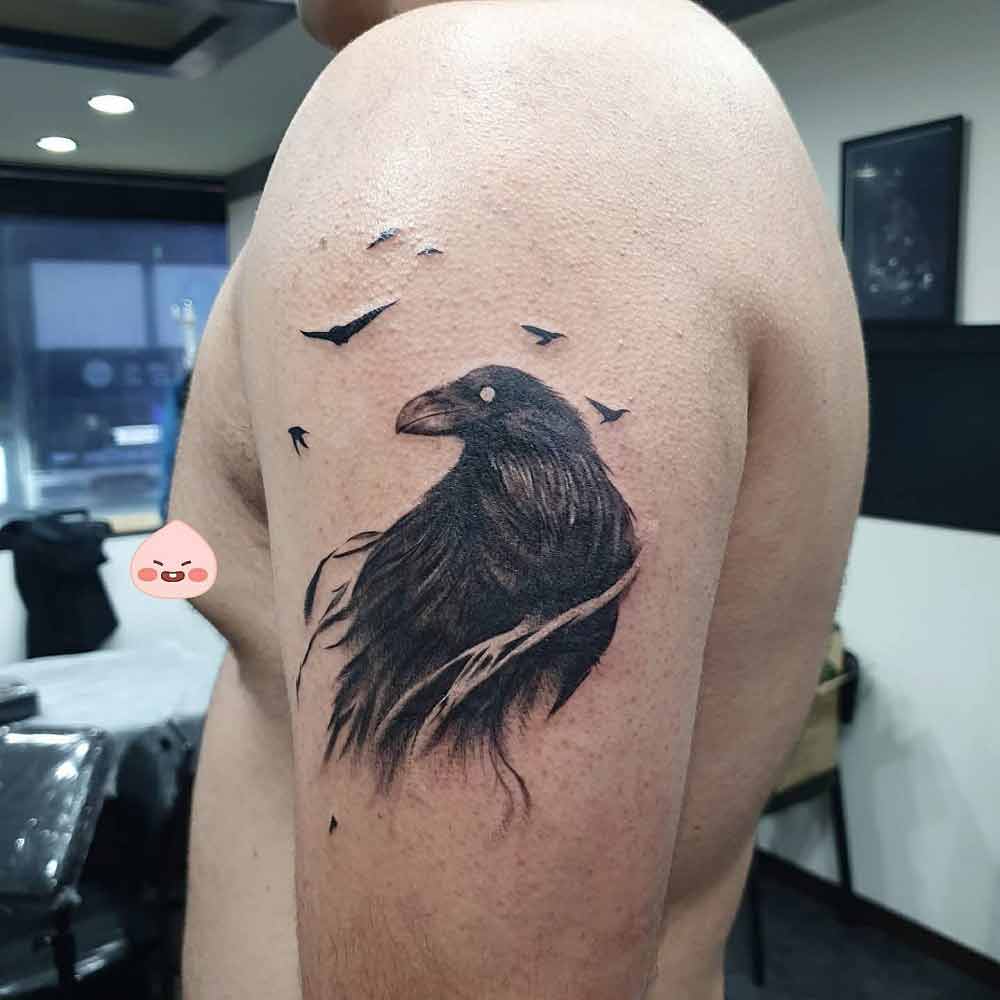flock-of-crows-tattoo-2