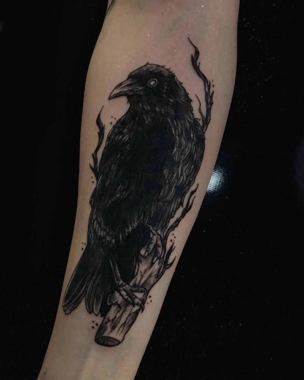 forearm-crow-tattoo-2