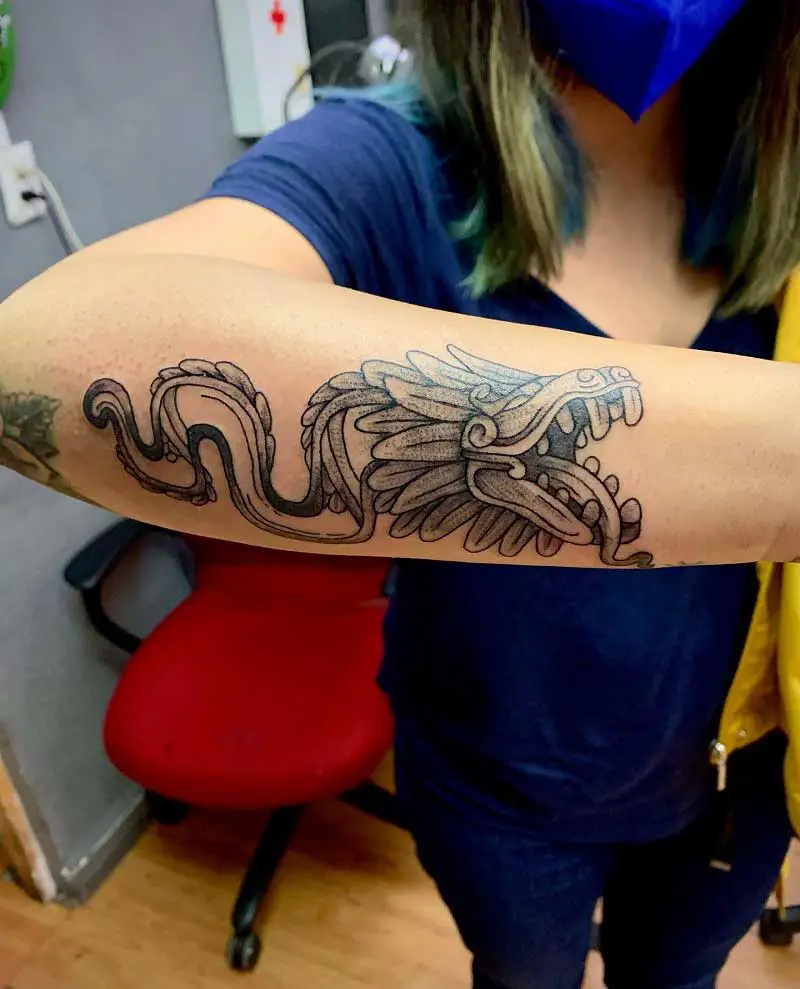forearm-quetzalcoatl-tattoo-1