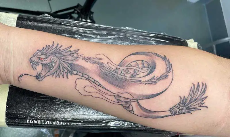 forearm-quetzalcoatl-tattoo-2