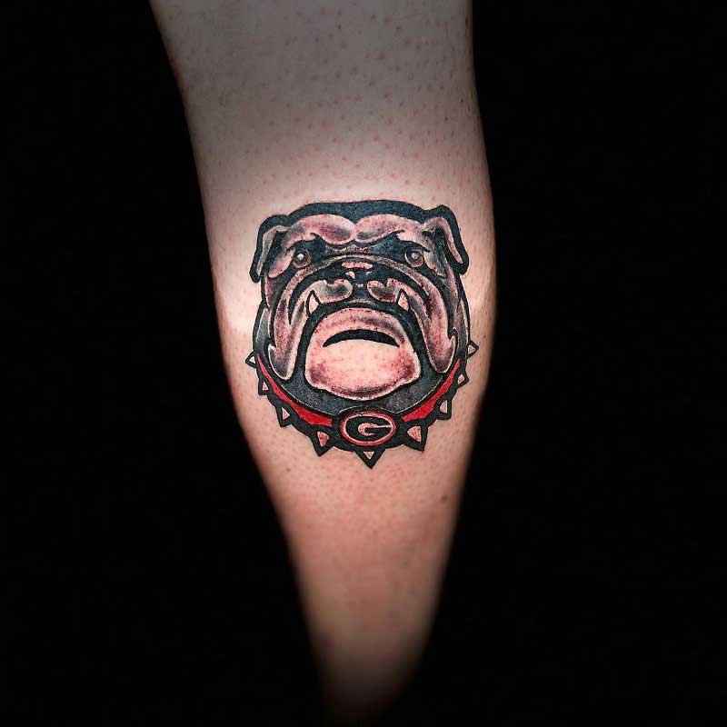 Georgia Bulldog  TATTOOS BY SERGIO wwwfleshpiratedevian  SERGIO   Flickr