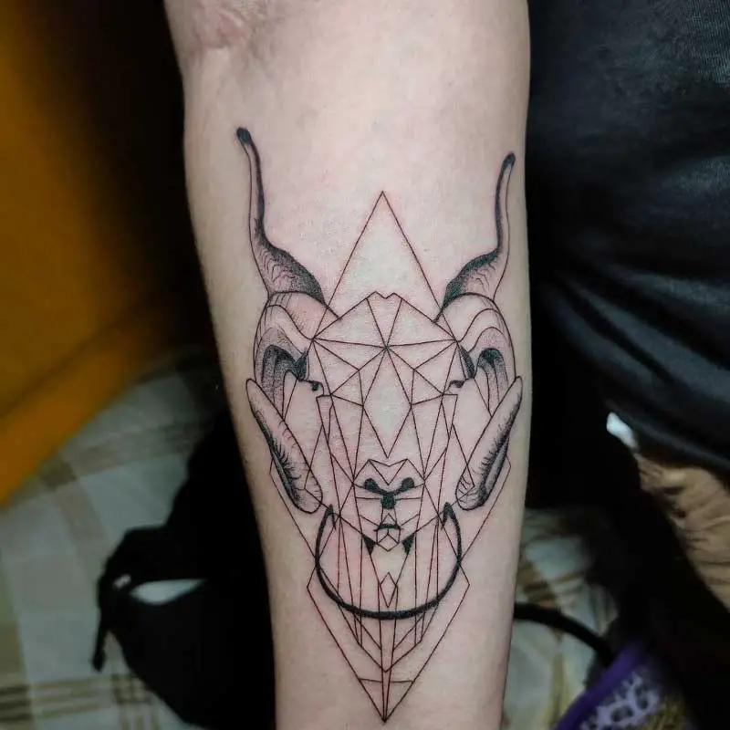 Update 92+ about geometric capricorn tattoo super cool .vn
