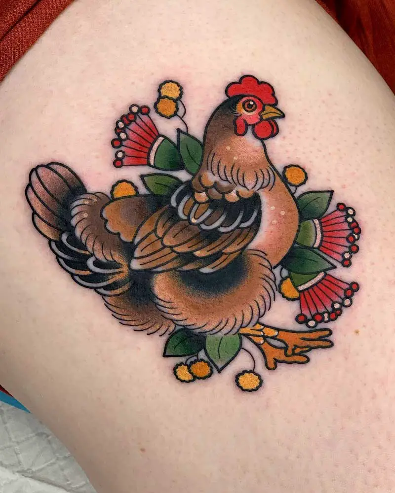 chicken tattoos