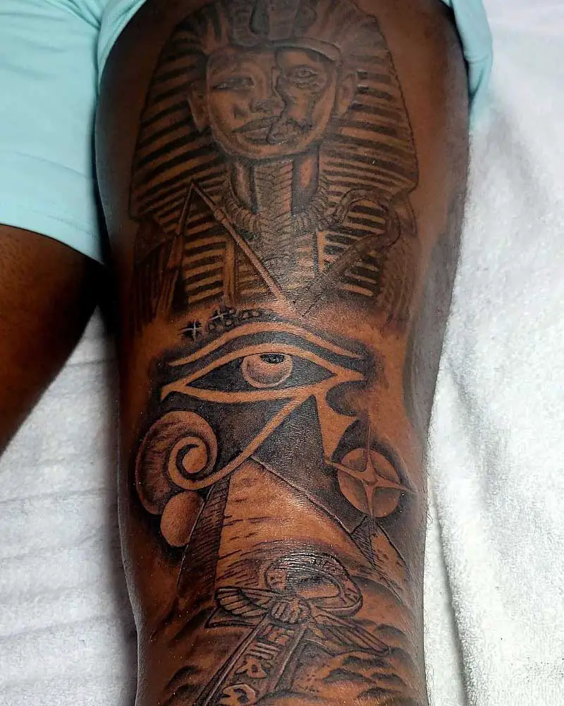 Pyramids of Giza tattoo