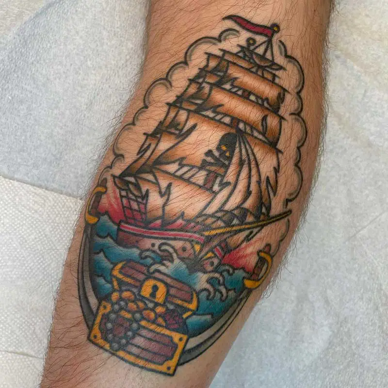 japanese-pirate-ship-tattoo-2