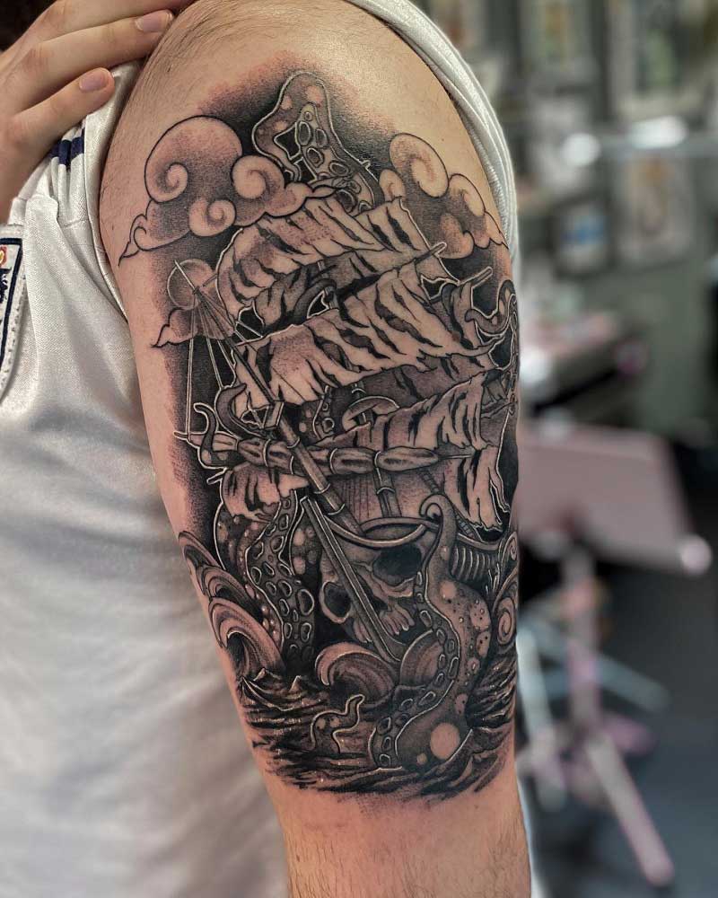 kraken-pirate-ship-tattoo-3