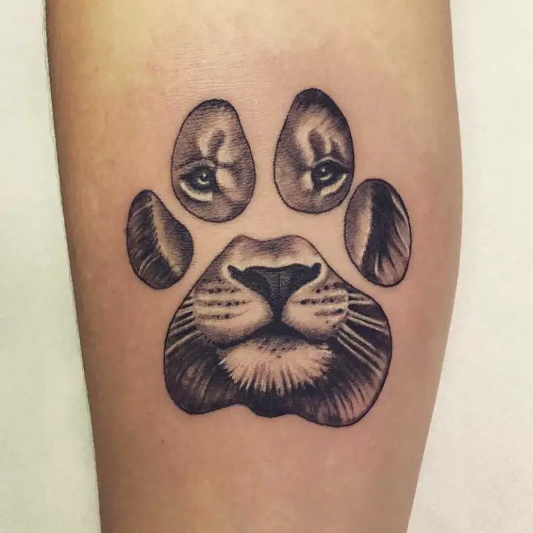 72 Top Paw Print Tattoos for Pet and Animal Lovers Tattoos Design Idea