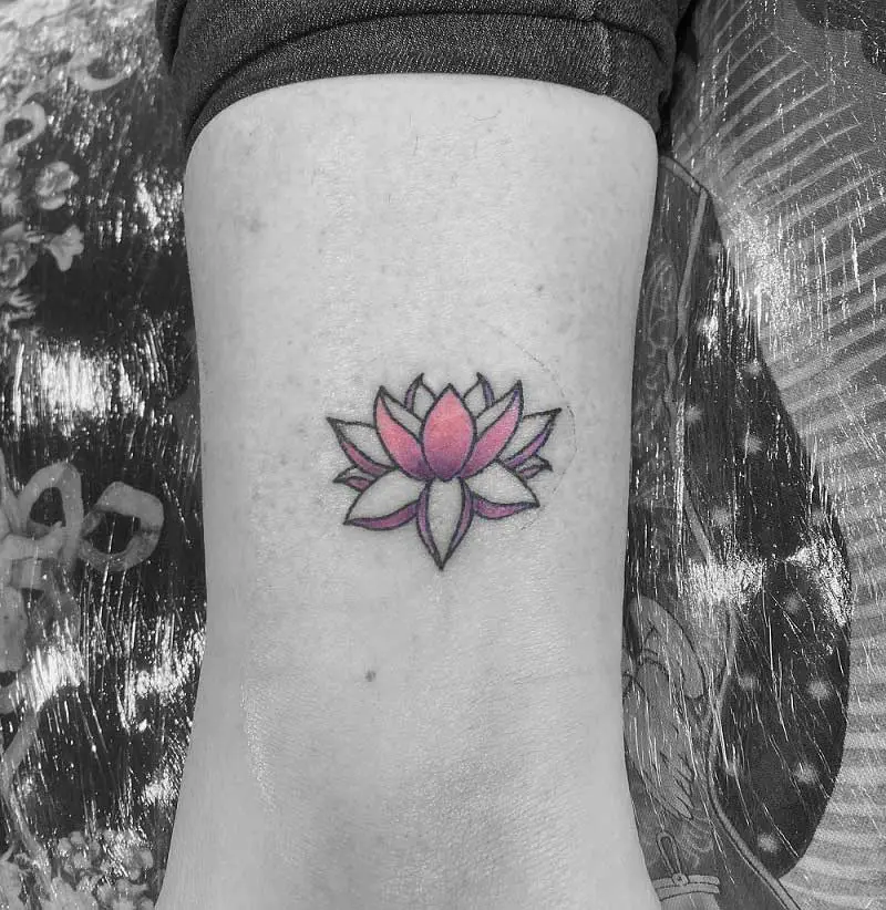 lotus-flower-ankle-tattoo-3