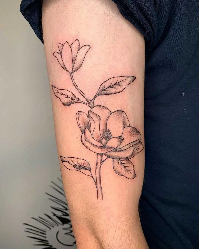magnolia-arm-tattoo-2