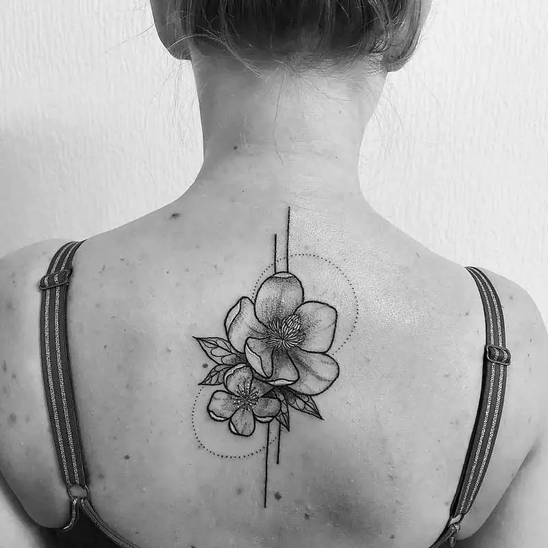 magnolia-bush-tattoo-1