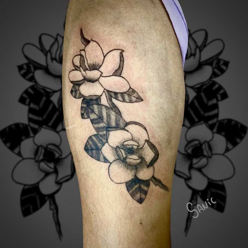 magnolia-sleeve-tattoo-2
