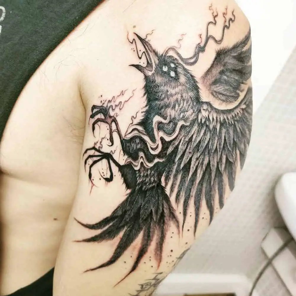 murder-of-crows-tattoo-1
