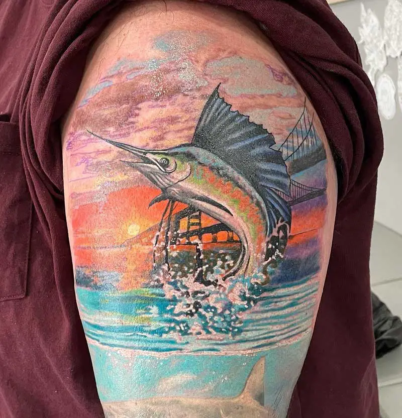 ocean-sunset-tattoo-2