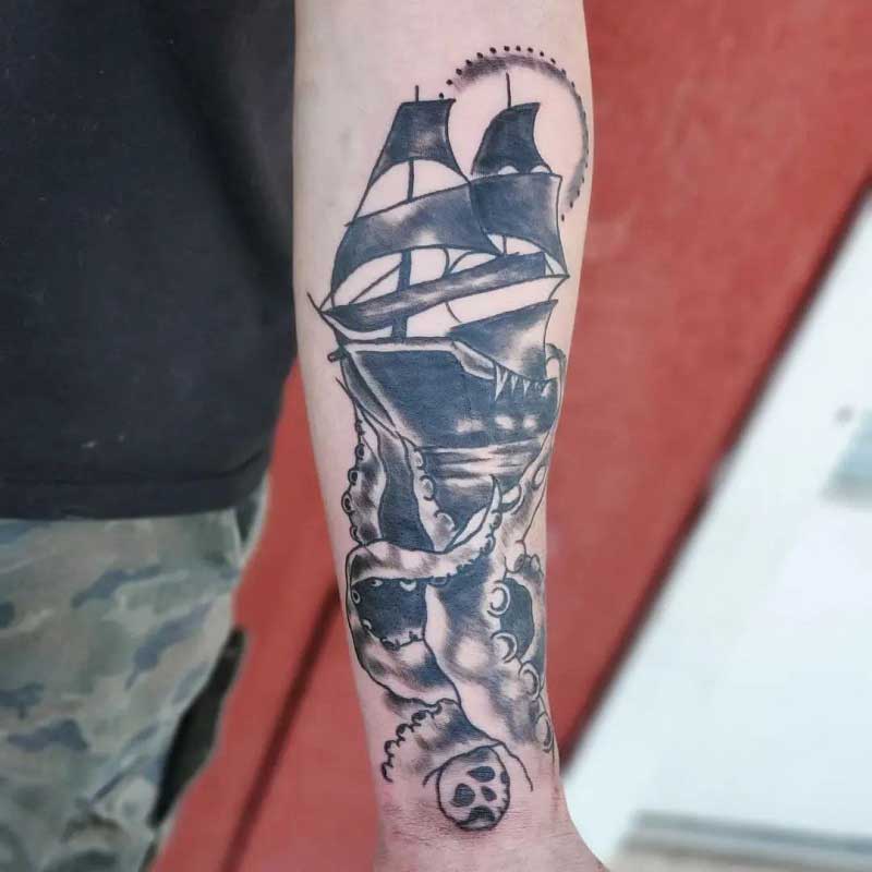 octopus-pirate-ship-tattoo-1