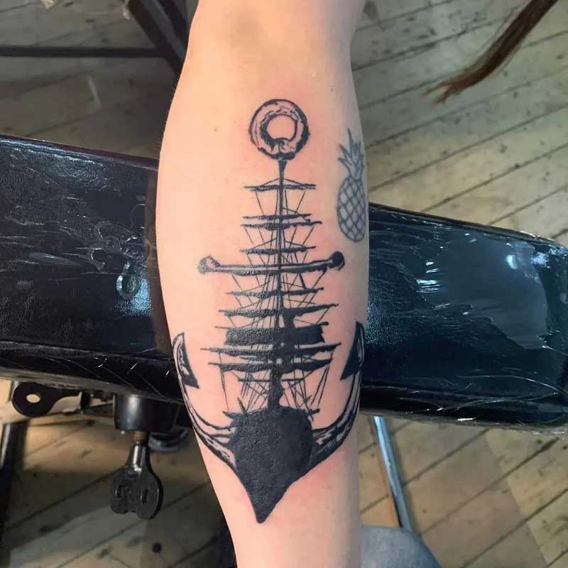 old-school-pirate-ship-tattoo-1
