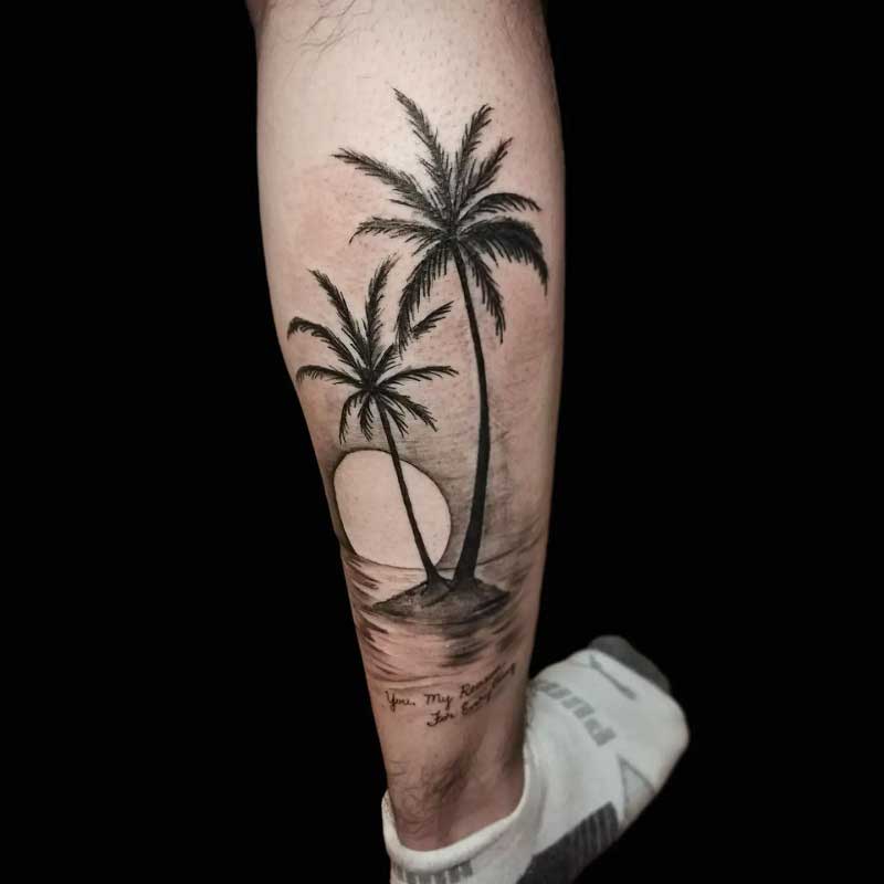 palm-tree-calf-tattoo-3