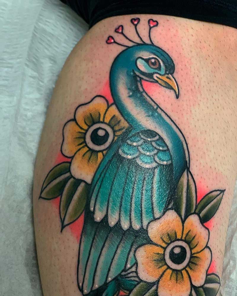 peacock-flower-tattoo-1