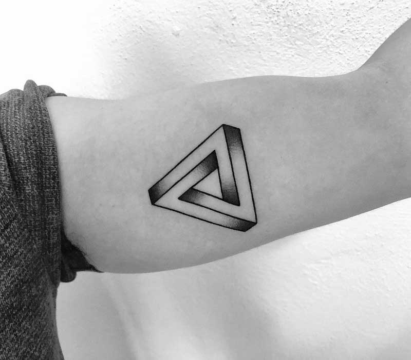 20 Triangle Tattoo Design Ideas On Hand  Glowalley