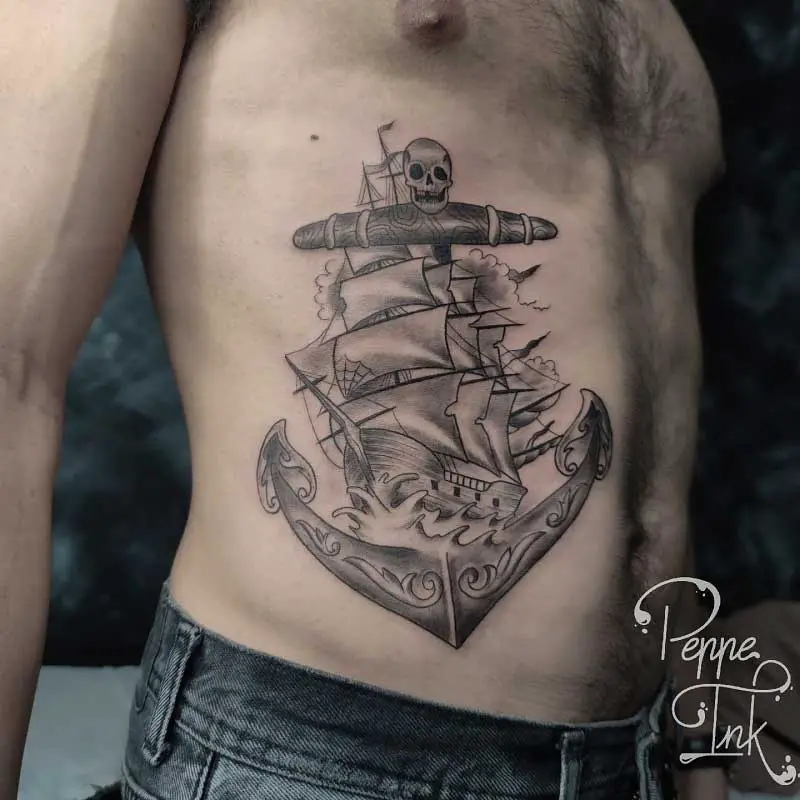 pirate-ship-anchor-tattoo-3
