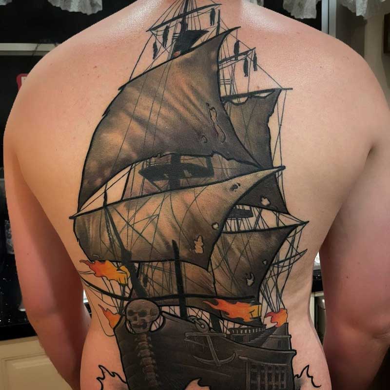 pirate-ship-back-tattoo-3