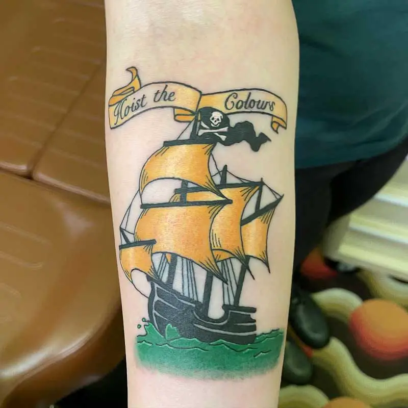 pirate-ship-silhouette-tattoo-3