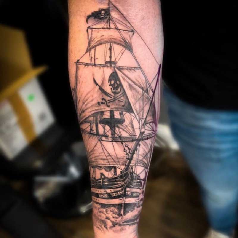 pirate-ship-skull-tattoo-3