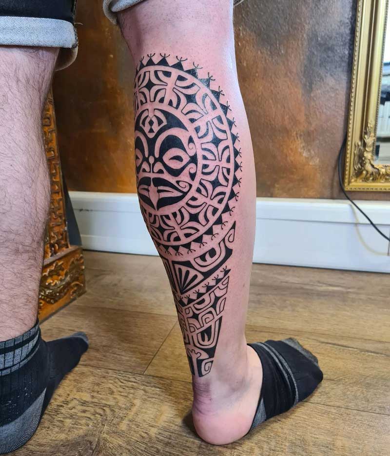 polynesian-calf-tattoo-1