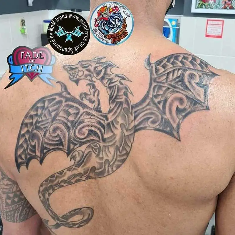 Buy Tribal Dragon Tattoo Online In India  Etsy India