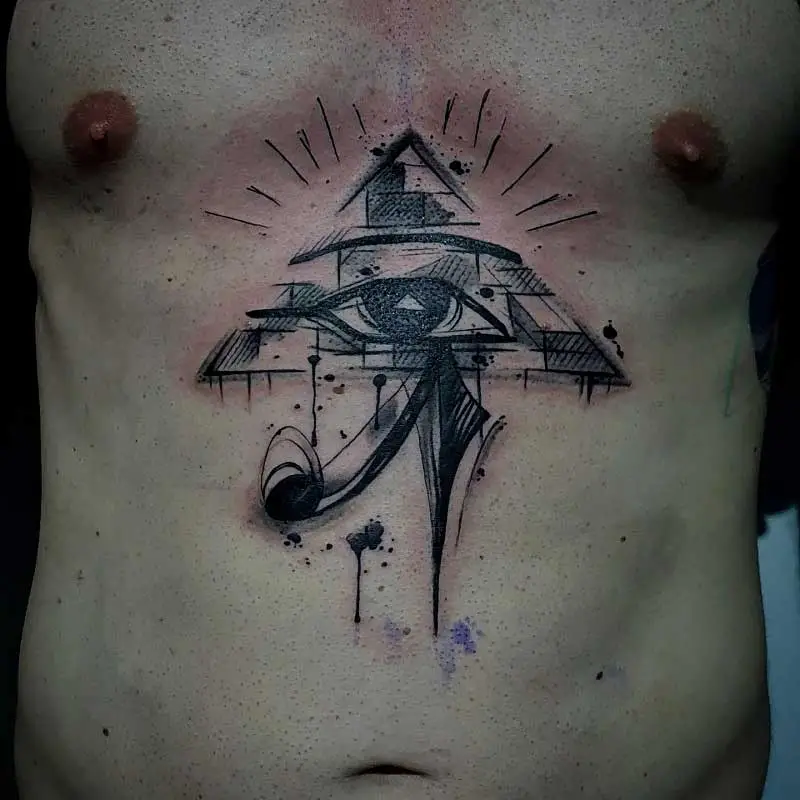 90 Best Pyramid Tattoo Ideas for Men and Women 