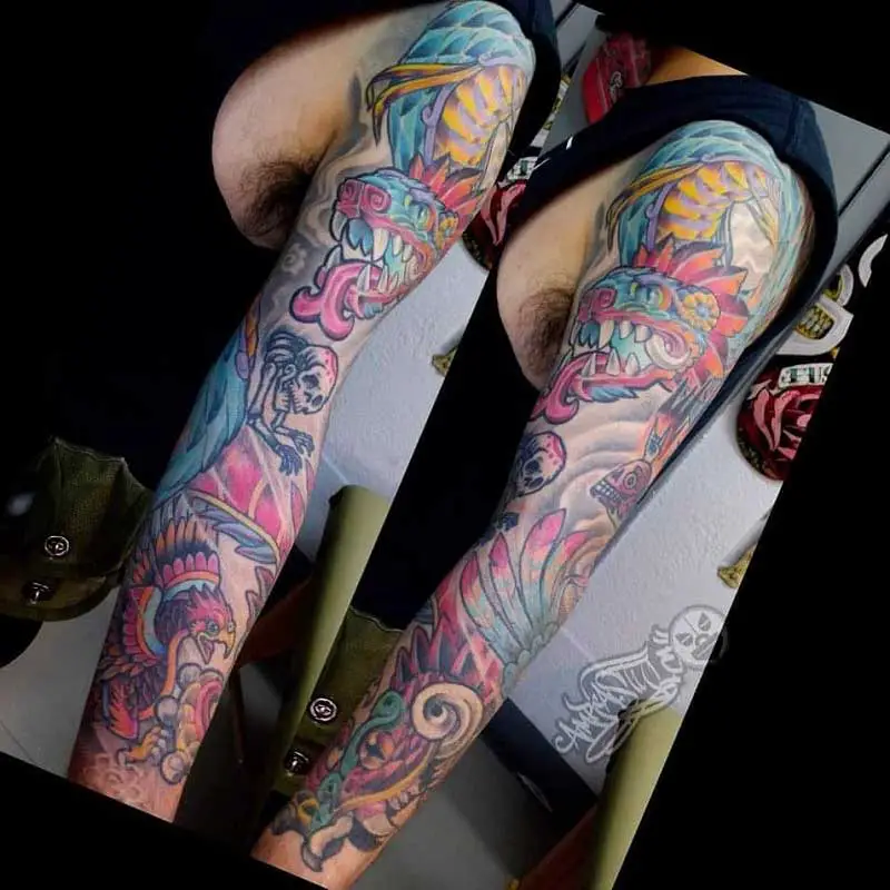 quetzalcoatl-full-sleeve-tattoo-3