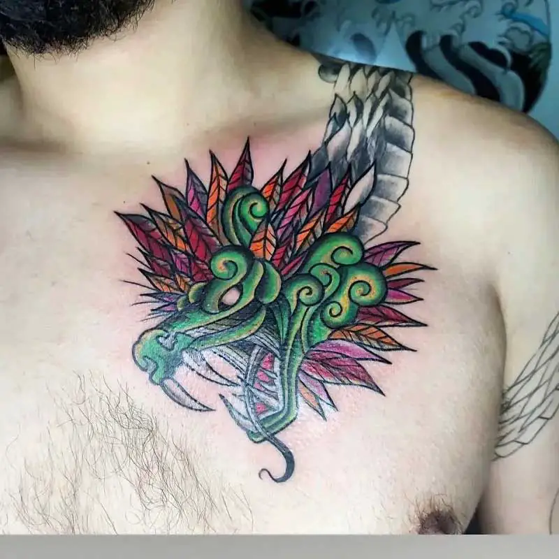 Quetzalcoatl tattoos