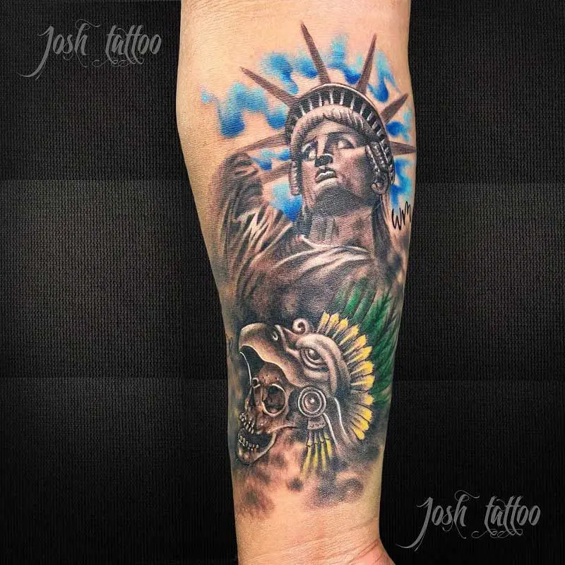 quetzalcoatl-statue-tattoo-3