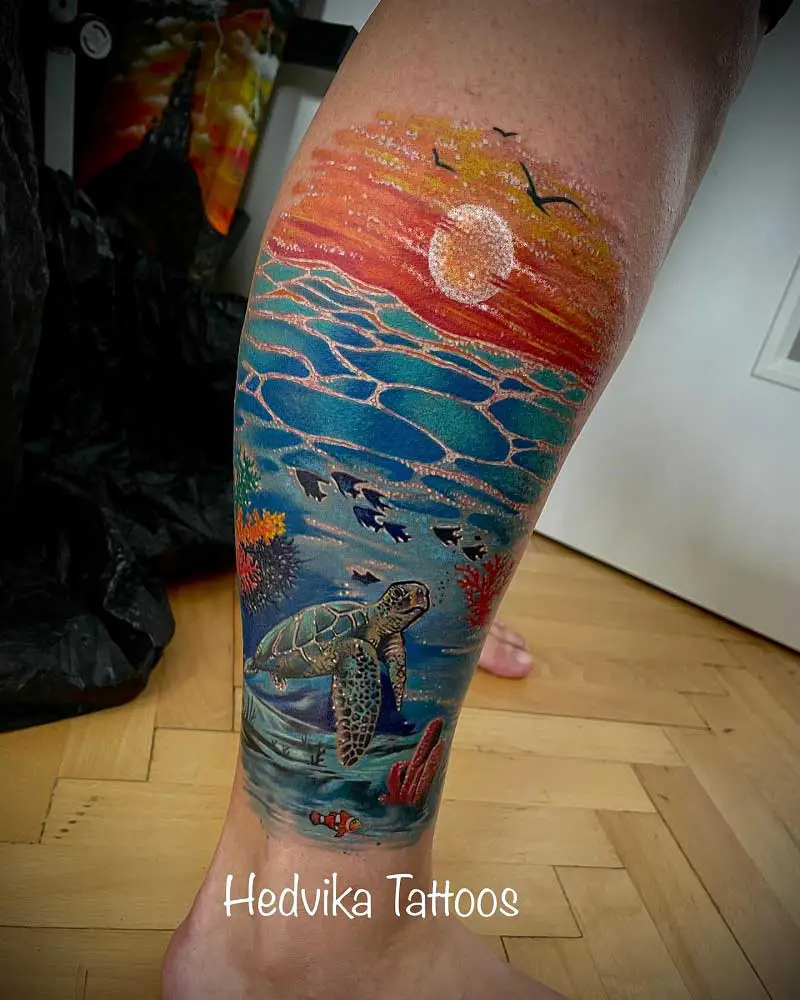 100 Ocean Tattoo Ideas How Ocean Tattoos are Making a Splash