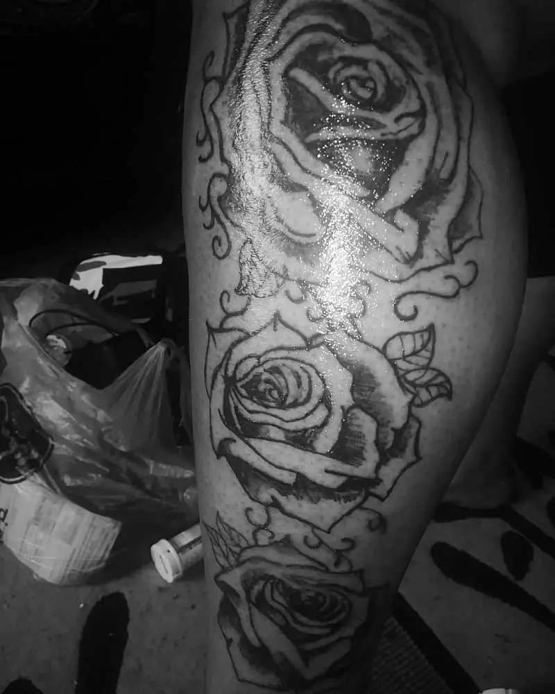rose-tattoo-on-calf-1