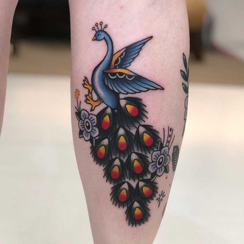 Sailor Jerry peacock and snake By modtattooer Black Hand Tattoo  Cleveland Tennessee  rtraditionaltattoos