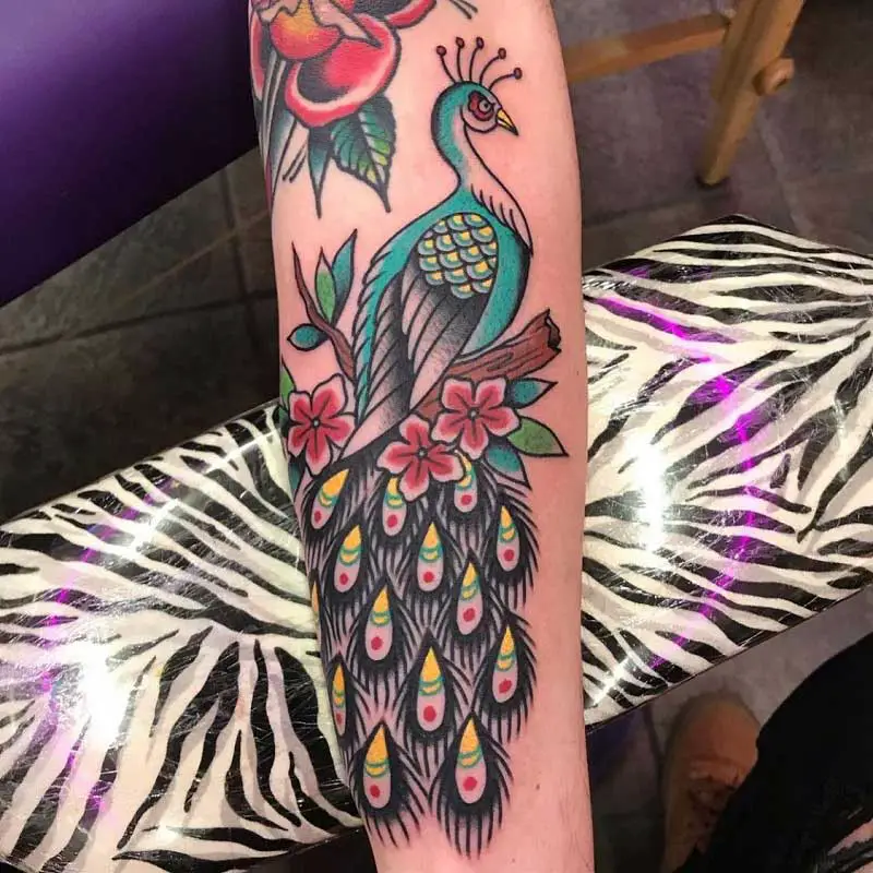 Peacock Tattoo  Knock Knock The Devil
