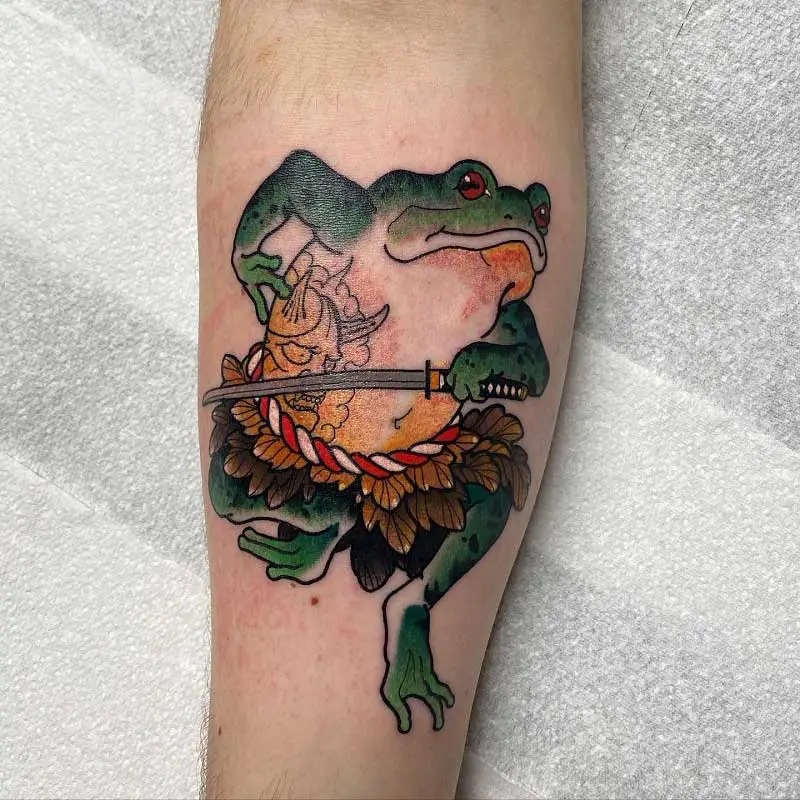 samurai-frog-tattoo-2